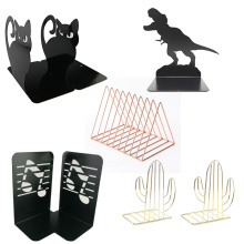 Wholesale custom kids nordic decorative modern metal animal bookend gift book ends decorative